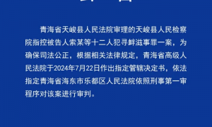 青海高院依法指定青海省海东市乐都区人民法院对索某等12人被控犯寻衅滋事罪案进行审判